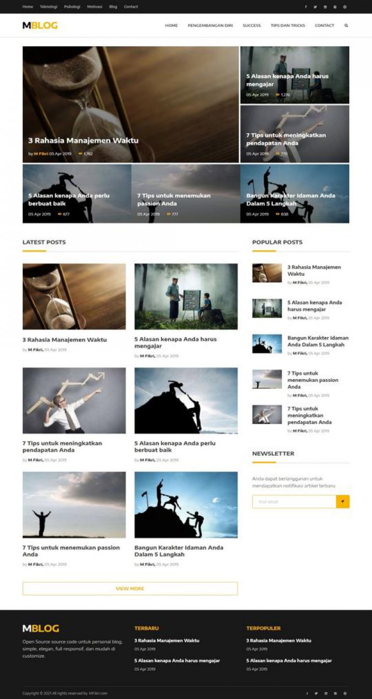 Share code Mblog v1.0  blog cá nhân‎ cơ bản