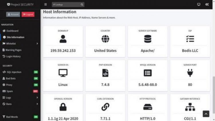 Project SECURITY v4.5  - Bảo mật trang web, Chống‎ ‎thư rác & Tường lửa