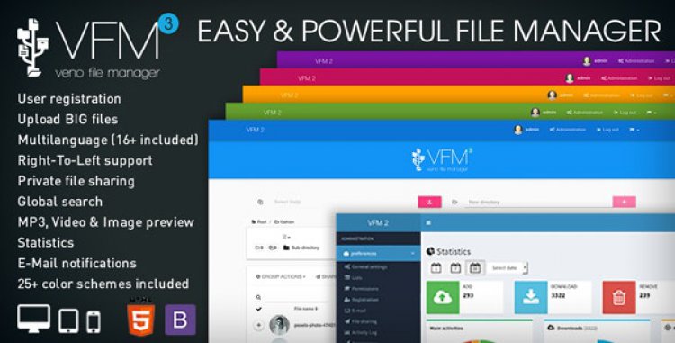 Veno File Manager v3.7.5 - Lưu trữ và chia sẻ tệp