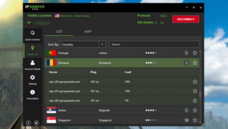 Share tài khoản IPVANISH VPN miễn phí một năm