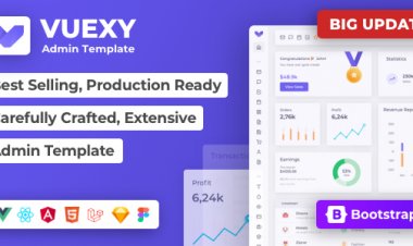 Vuexy - Vuejs, React, HTML & Laravel Admin Dashboard Template