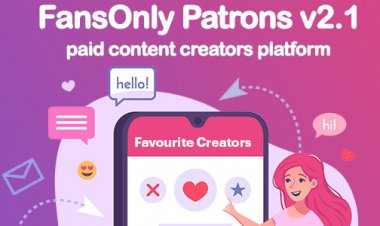 ‎PHP FansOnly Patrons - Mã nguồn Nền tảng người sáng tạo nội dung trả phí‎