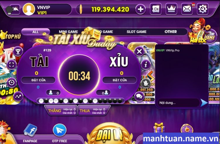 Share source code Game bài Tài xỉu Kimvip