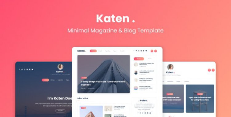 Katen - HTML Template cho Tạp chí & Blog cá nhân
