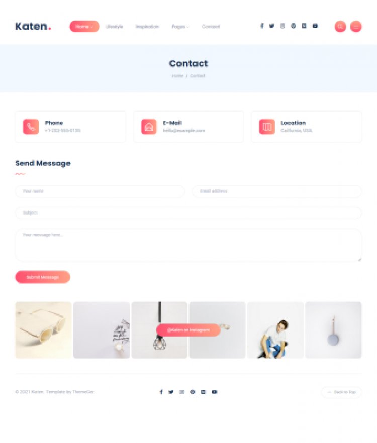 Katen - HTML Template cho Tạp chí & Blog cá nhân