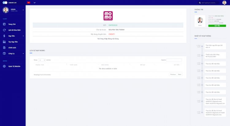 Share code SHOPCLONEV5  tích hợp thêm  API nạp thẻ Card1s.vn