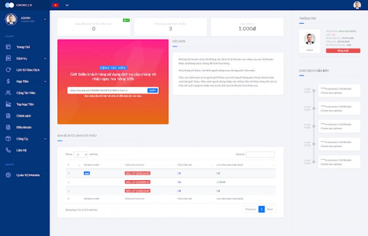 Share code SHOPCLONEV5  tích hợp thêm  API nạp thẻ Card1s.vn