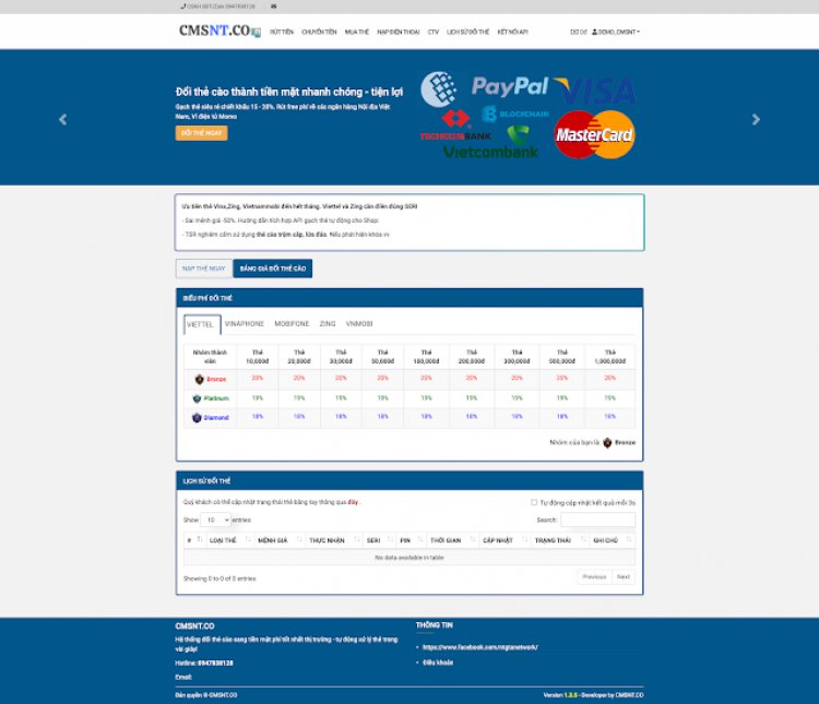 Share code Card v2 đổi thẻ cào, bán thẻ cào, nạp điện thoại tự động