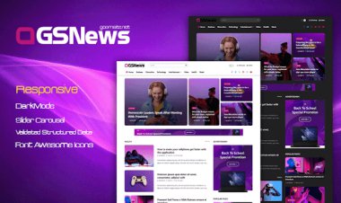 GSNews - Blog & Magazine Blogger Template