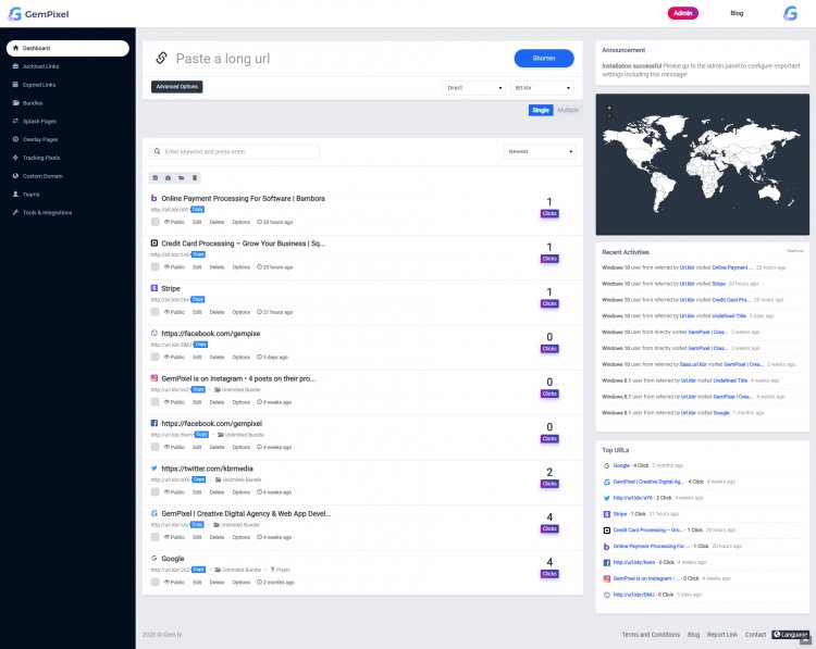 Premium URL Shortener - Mã nguồn PHP rút gọn link tốt nhất
