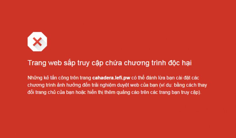 Hướng dẫn xử lý Tên miền bị Google gắn cờ cảnh báo đỏ nguy hiểm