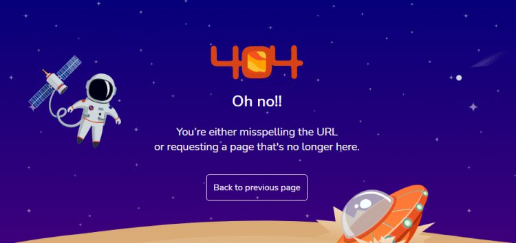 Share code Template trang lỗi 404 với hiệu ứng ngoài vũ trụ