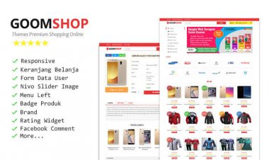 Goomshop Premium Responsive Blogger Template