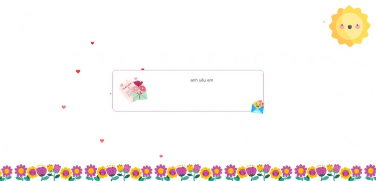Share code website gửi lời nhắn yêu thương