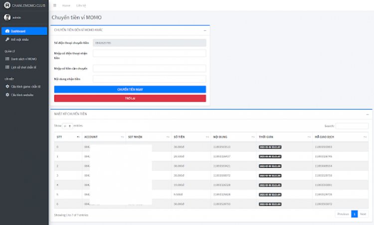 Share code Chẵn lẻ Momo bản ngon
