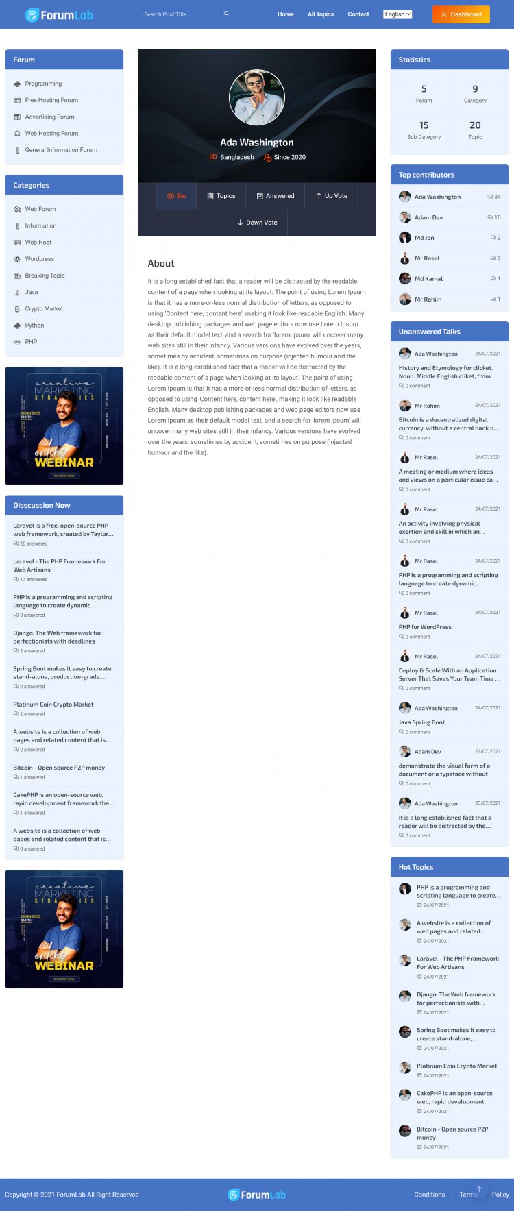 ForumLab - Mã nguồn PHP Diễn đàn cộng đồng