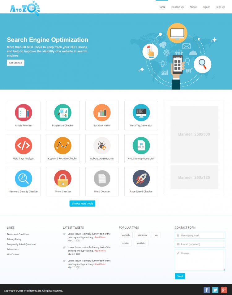 AtoZ SEO Tools - Công cụ tối ưu hóa công cụ tìm kiếm